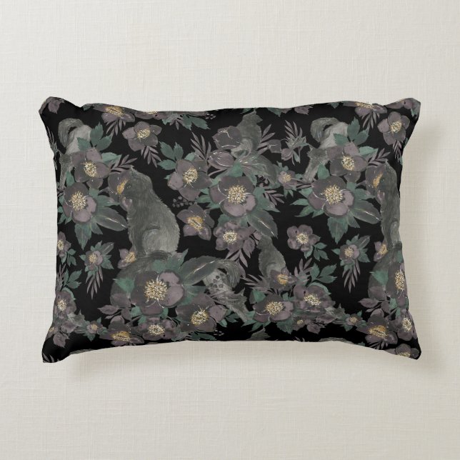 Vintagens Blommigt, accentfyllning | Prydnadskudde (Framsidan)