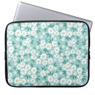 Vintagens blommigt - bakgrund. Sömlös vintage Laptop Fodral