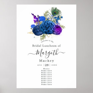 Vintagens Blommigt - boskapshälsning Poster