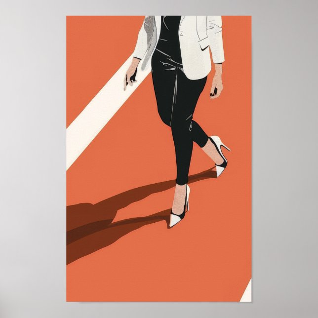 Vintagens Blommigt Botaniskt illustrationsPoster Poster (Framsidan)