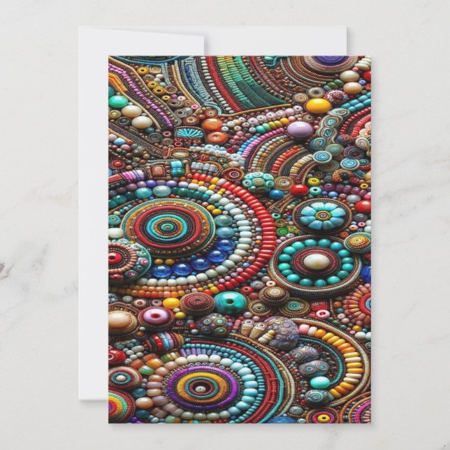 vintagens blommigt inbjudningar (Framsida)