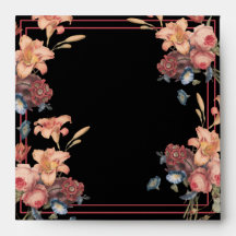 Vintagens Blommigt - kuvert