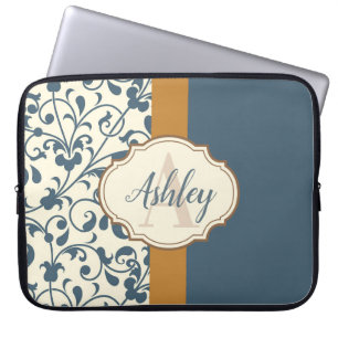 Vintagens Blommigt Laptop Fodral