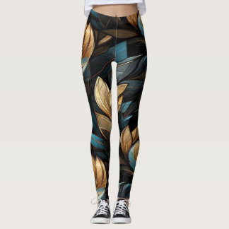 vintagens blommigt leggings