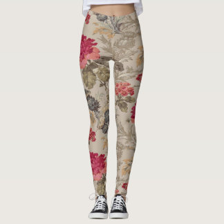 vintagens blommigt leggings