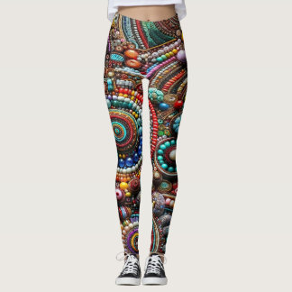 vintagens blommigt leggings
