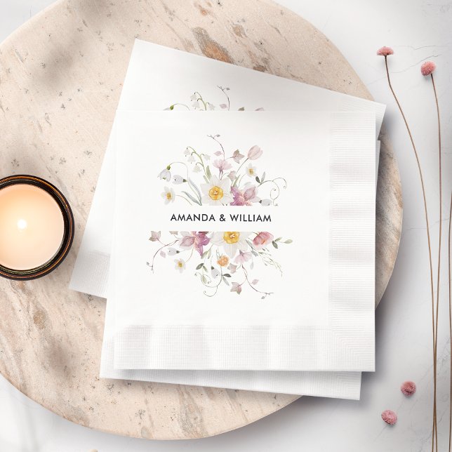 Vintagens Blommigt Pappersservett (Skapare uppladdad)