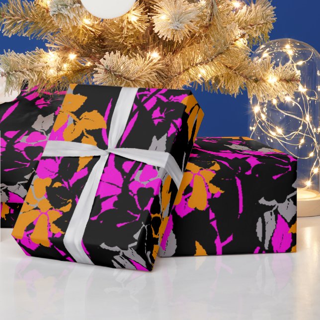 Vintagens blommigt presentpapper (Helgdagar)