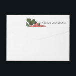 Vintagens Blommigt | Rosa Black & White Etikettband<br><div class="desc">Den här blommigten för vintage,  rosa svartvitt bröllopssviten innehåller mjuka,  romantiska rosa blommor och svartvita accenter för vintagen svart och vitt temat bröllop.</div>