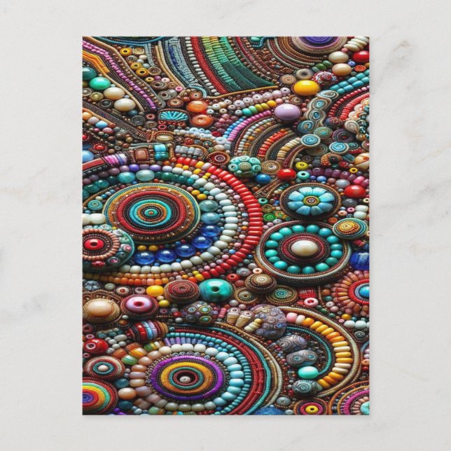 vintagens blommigt vykort (Framsida)