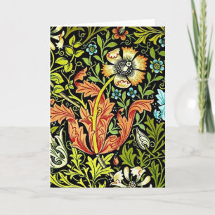 Vintagens Blomsterträdgård-designkort Kort