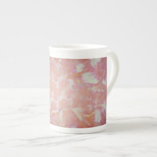Vintagens bloomar benporslin mugg