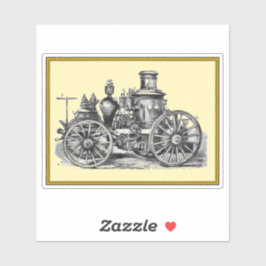 Vintagens brandmotor klistermärken