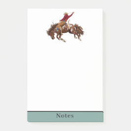 Vintagens bronkoförare post-it block