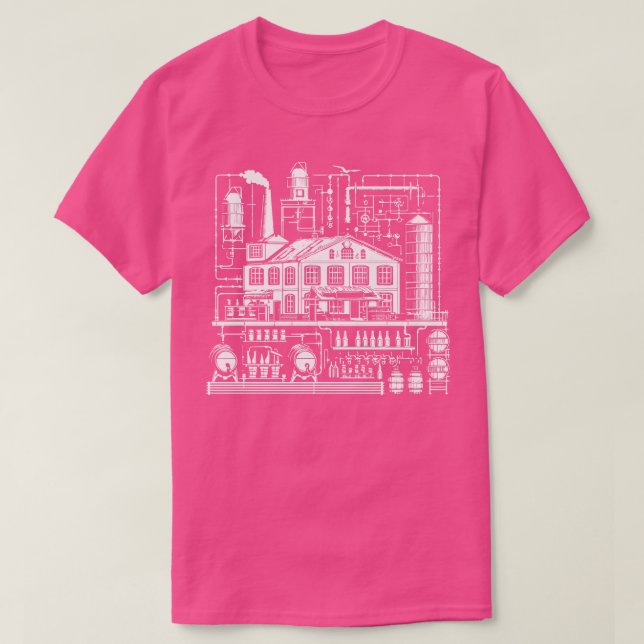 vintagens bryggeriutformning t shirt (Design framsida)