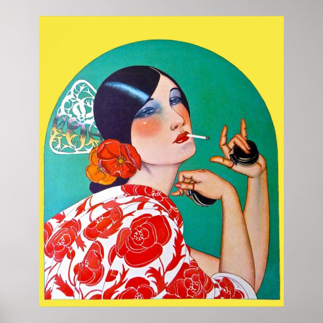 Vintagens Castanets-utskrift 1920 Poster (Framsidan)
