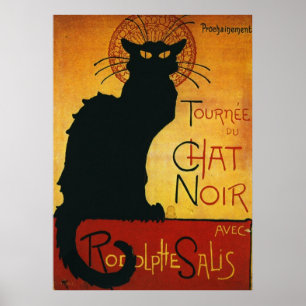 Vintagens Chatta Poster Noir