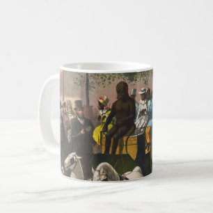 Vintagens cirkus Poster en monostyrd coach Kaffemugg