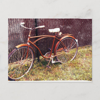 Vintagens cykel vykort