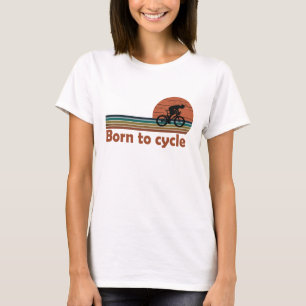 Vintagens cykelcykelcykel: ordalydelse vid födda t shirt