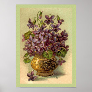 Vintagens fel i en Guld Vas-utskrift Poster