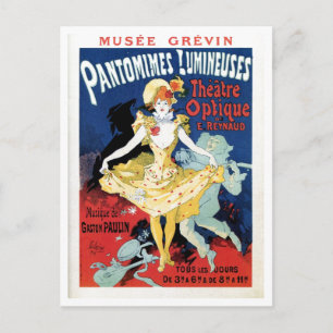 Vintagens filmhistoria art nouveau vykort