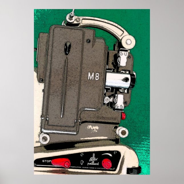 Vintagens filmprojektor poster (Framsidan)