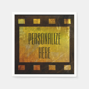 Vintagens filmrullfilm pappersservett