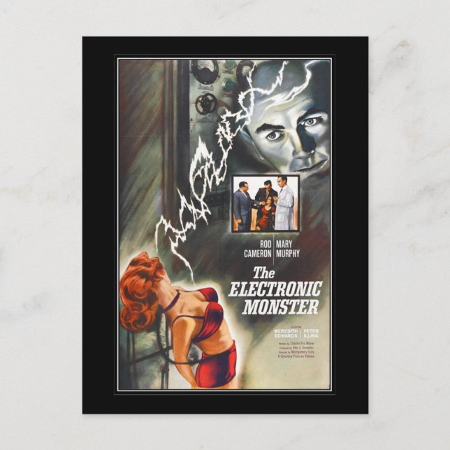 Vintagens filmskräck - vykort (Framsida)