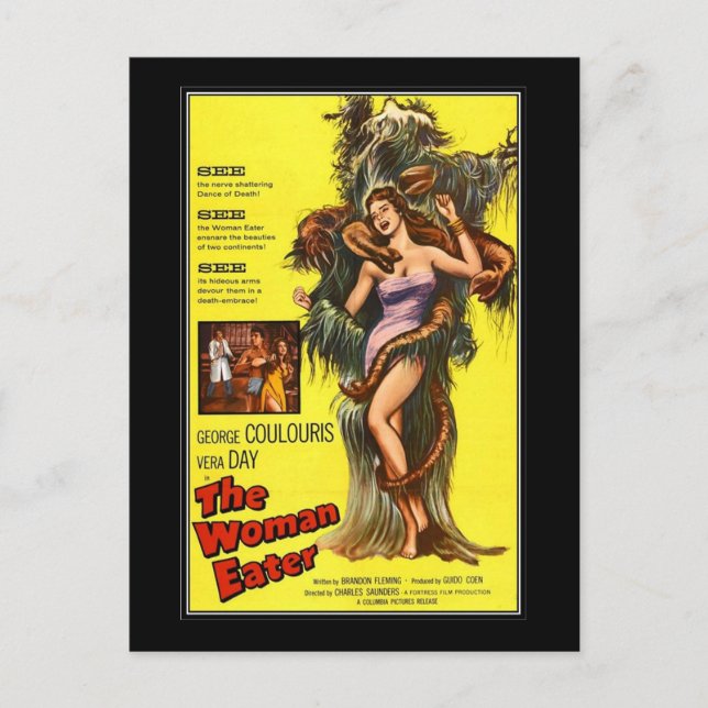 Vintagens filmskräck - vykort (Framsida)