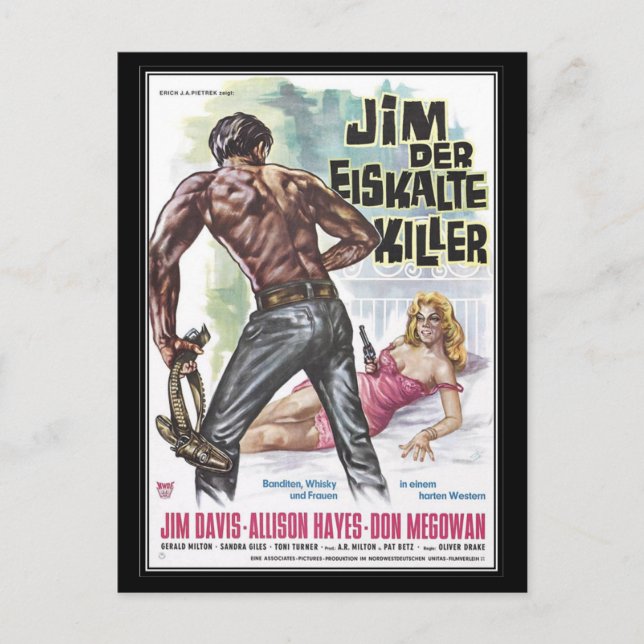 Vintagens filmskräck - vykort (Framsida)