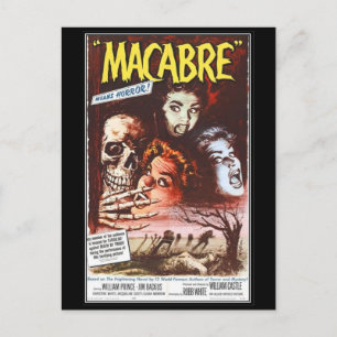 Vintagens filmskräck - vykort