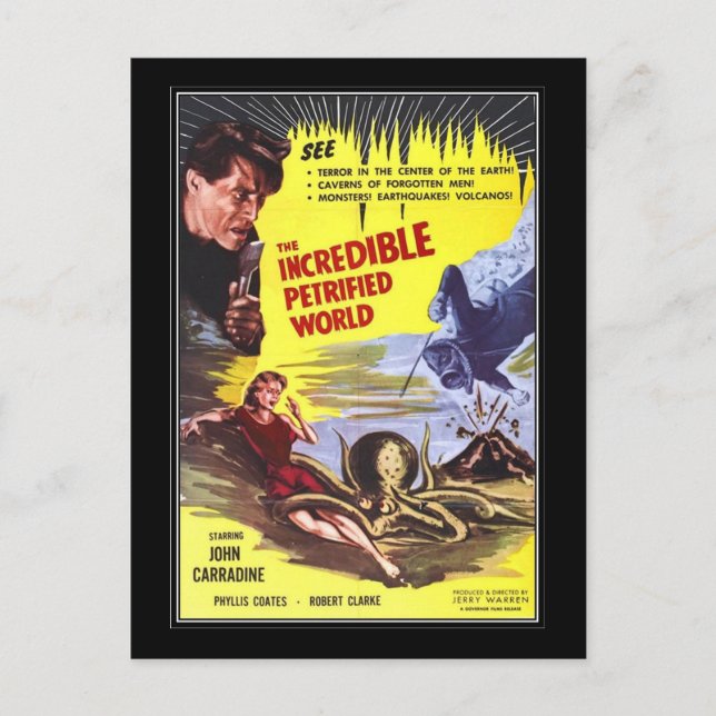 Vintagens filmskräck - vykort (Framsida)