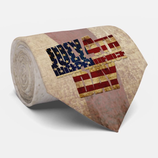 Vintagens fjärde juli-Flagga, Independence day Slips (Rullad)