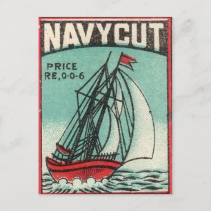 Vintagens flottavklipp resvykort vykort