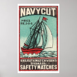 Vintagens flottutklippsreseaffisch poster