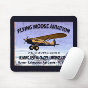 Vintagens flygande flygplanssignatur musmatta