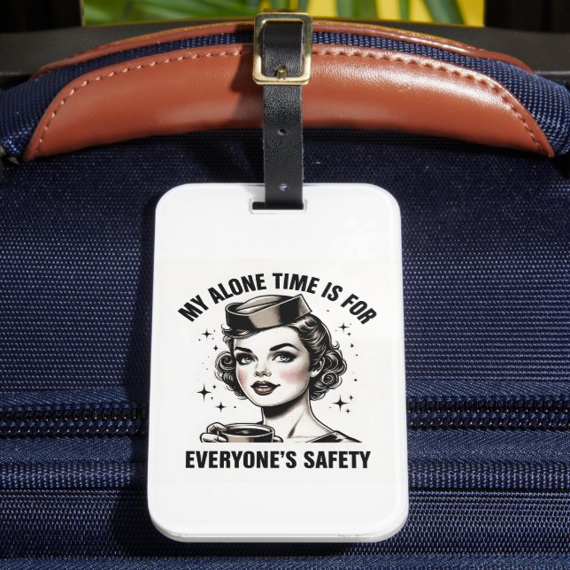 Vintagens flygledares bagagetod bagagebricka (Framsida Insitu 2)