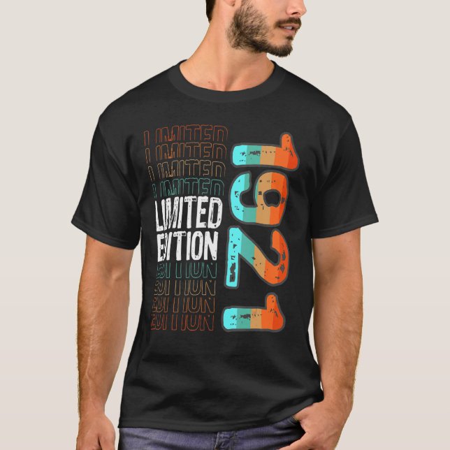 Vintagens födelsedag 1921 t shirt (Framsida)