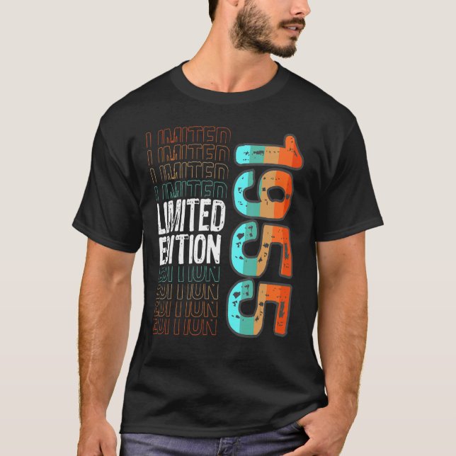 Vintagens födelsedag 1955 t shirt (Framsida)