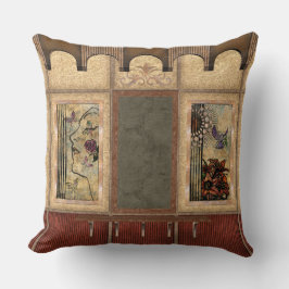 Vintagens fönster i den södra dekorativa fyllninge kudde