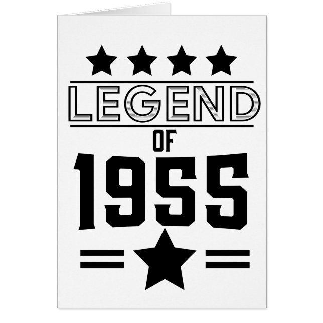 vintagens förklaring från 1955 hälsningskort (Framsidan)