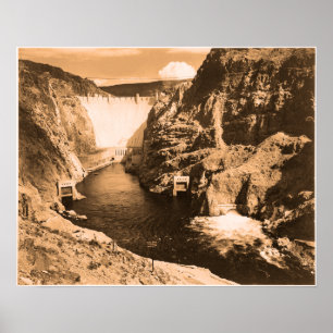 Vintagens foto Boulder Dam Poster
