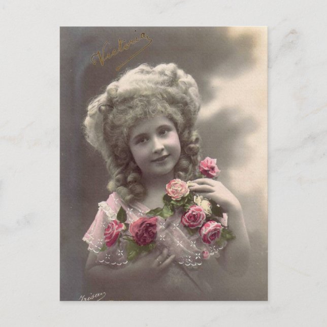 vintagens fototjej vykort (Framsida)