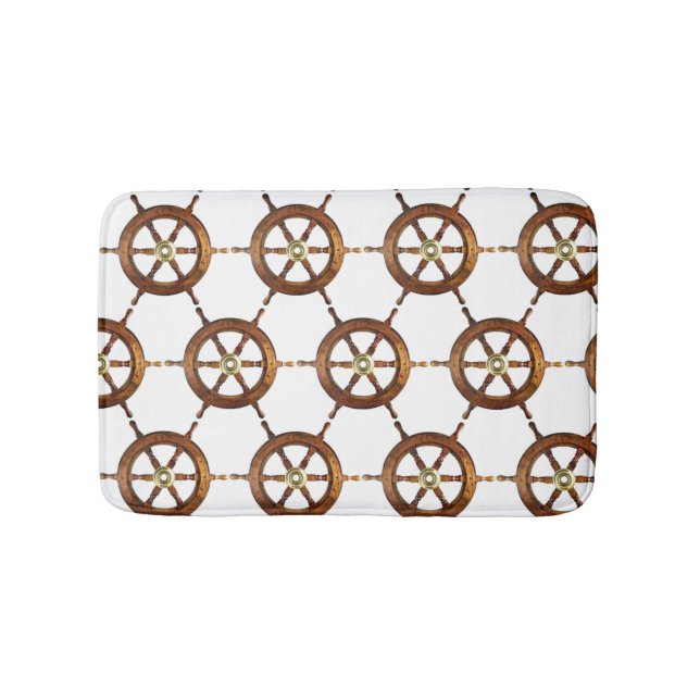 Vintagens Frakt Hjul, badplatsmat Badrumsmatta (Framsidan)