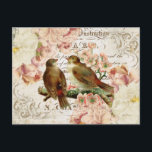 Vintagens Fransk Fågelvykort Vykort<br><div class="desc">Vintagens Fransk Fågelvykort</div>