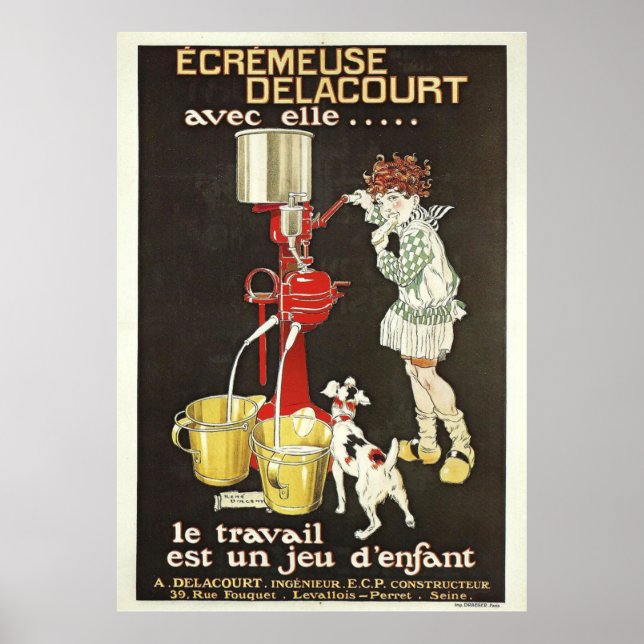 Vintagens Fransk Poster (Framsidan)