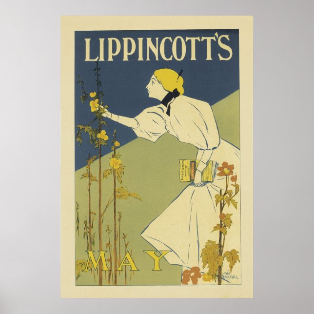 Vintagens Fransk Poster - Lippincott (Framsidan)
