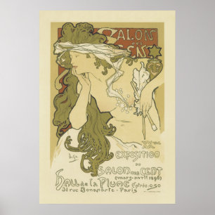 Vintagens Fransk Poster - Salon