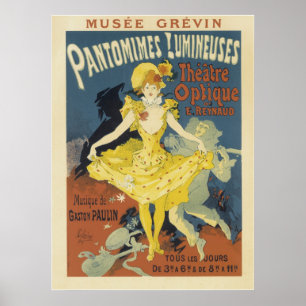 Vintagens Fransk Poster - teateroptimering